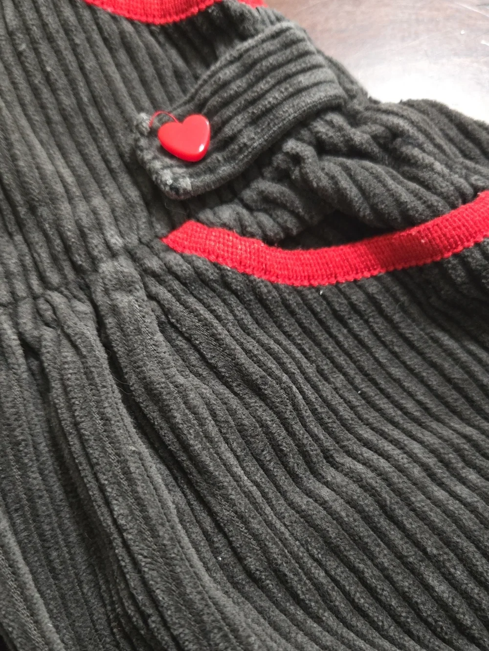 Vintage Gymboree Rainbow Tag Corduroy Brown Dress Xsmsll